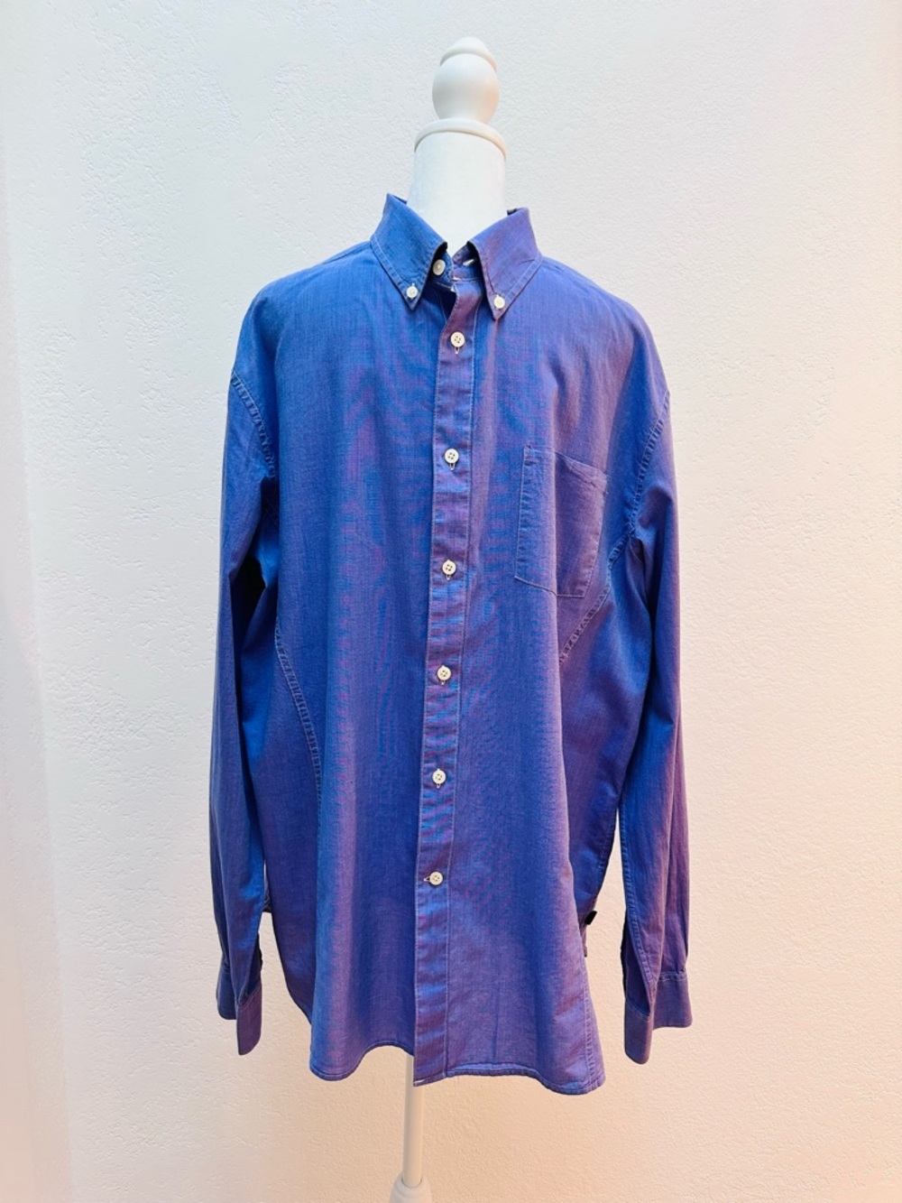 John Varvatos Indigo Button-Down Shirt